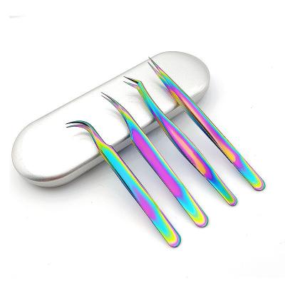 China Durable Factory Direct Sale Stainless Grooming Kits Eyelashes Tweezers Durable Grafting False Eyelashes Eyelash Curler for sale