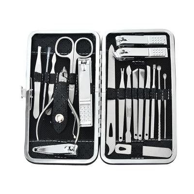 China Durable High Quality Multi-function Stainless Steel Manicure Set Nails Care Trimmer Nail Clipper Set for sale