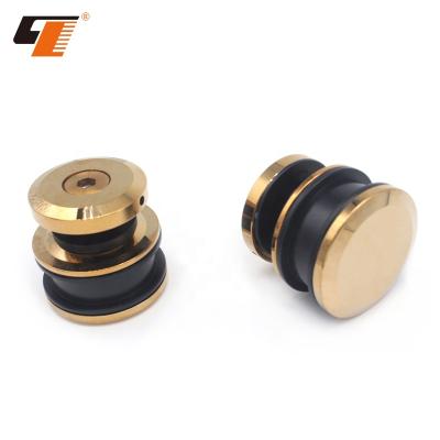 China Factory price modern cheap titanium gold color sliding door system sliding door roller zinc alloy wheels for sale