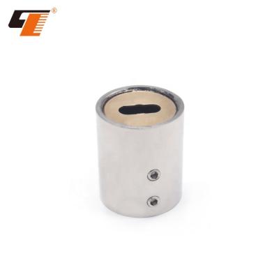 China High Quality 304 Stainless Steel Bathroom Shower Room Fitting Tube To Wall Connector 25mm Diameter Flange for sale