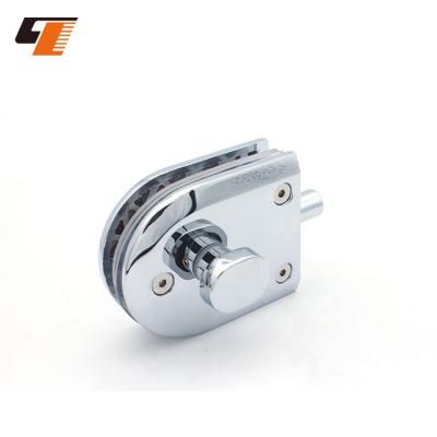 China Hot Selling Shower Room Double Door Semicircle Hardware Sliding Zinc Alloy Glass Door Locks for sale