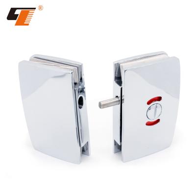 China The shower room factory direct selling 304 stainless steel door lock polished glass door lock for furniture for sale