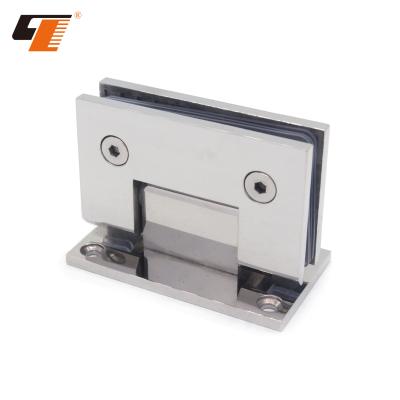 China Easy to Install and Durable Supply QL-3021 Shower Hinge Shower Door Pivot Hinge Glass Wall to Square 90 Degree Shower Glass Hinge for sale