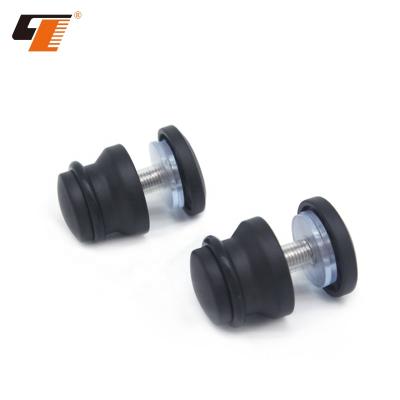 China Factory direct sale shower room anti shower color zinc alloy black inner glass hardware connector spray jump for sale