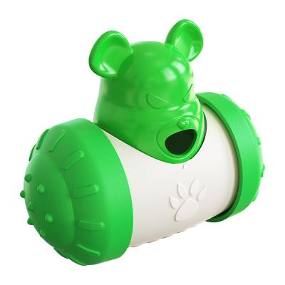 China Sustainable Wholesale Bear Train Plastic Dog Bowl Supplies Custom Pet Instruments for sale