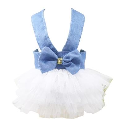 China 2022 Best Selling Viable Sweet Princess Dress Cotton Pet Clothes for Dog and Cat for sale