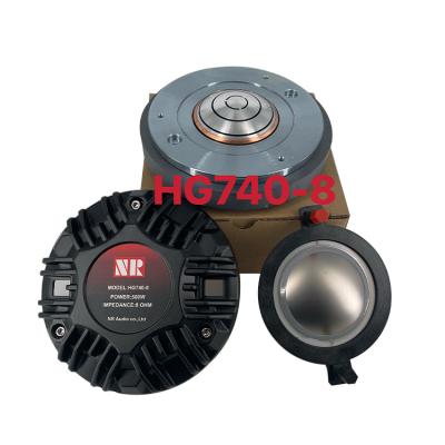 China NO NR 3inch Tweeter Speakers 100w 190mm Magnet And 1.4inch Voice Coil 8 Ohm Driver HG740-8 for sale