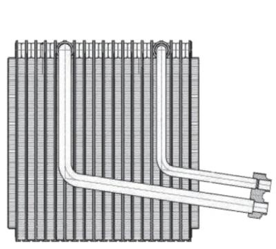 China car air condition automotive ac a/c evaporator coil for KIA SORENTO, two year warranty for KIA SORENTO for sale