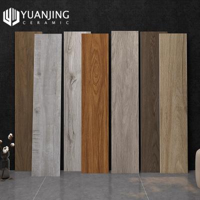 China Full-Body Straight Edges Whole Body Straight Edges Imitation Wood Grain Tiles 200x1200mm Floor Tile Living Room Wood Texture Brick Room Bedroom Anti-Slip for sale