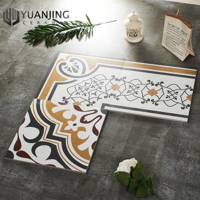 China Simple Pastoral Style 300x300mm Yellow Matte Small Size Bathroom Tiles Kitchen Homestay Courtyard Balcony Entrance Floor Tile Borders Glaze Wall Tiles for sale