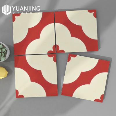 China MEDITERRANEAN SEA high quality matte glazed 200x200mm red porcelain bathroom kitchen wall brick ceramic floor tiles for sale