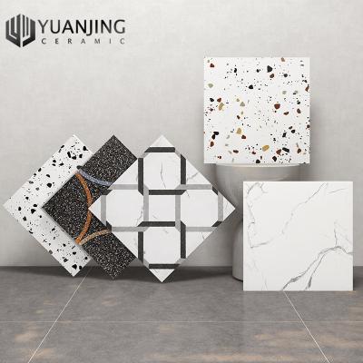 China Chinese Classical 300x300mm Rustic Finish Antique Matte Glazed Small Flower Floor Tiles Non-slip Porcelain Bathroom Balcony Ceramic Floor Tiles for sale