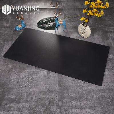 China Europe Sinter Stone Anti-Slip Pure Black White Matt Porcelain Tiles Slab 60x120 Cm 600 X 1200 Mm Ceramic Floor Tiles for sale