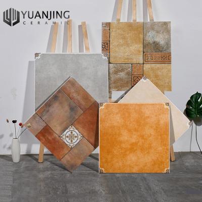 China Europe Glazed Tile 60x60cm Square Rustic Non-slip Living Room Tile Terracotta Ceramic Floor Tile for sale