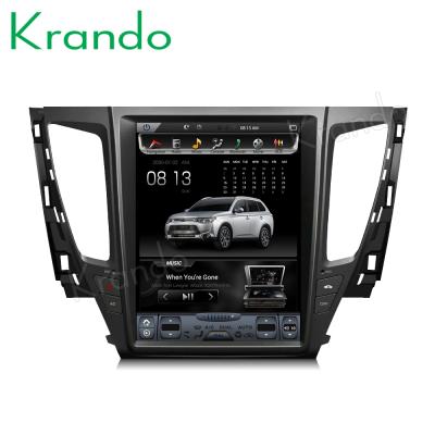 China Krando Android 6.0 vertical screen tesla car multimedia player for mitsubishi KD-MP172 KD-MP172 pajero 2017+ car radio navigation system for sale