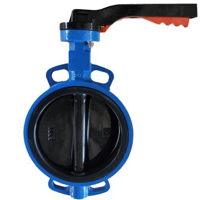 China DN200 Ductile Iron Aluminum Alloy Handle Wafer Type Butterfly Valve From China Manufacturer for sale