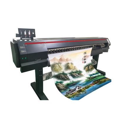 China Hotels Factory Wholesale Price Eco Vinyl Ploter Inkjet Printer With Uv Curing By Water Cycle for sale