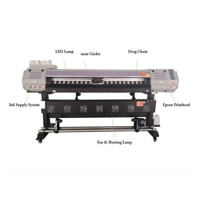 China Hotel Manufacturers Price Wide Color Inkjet Digital Machine Printing Plotter Format Eco Solvent Printer Price for sale