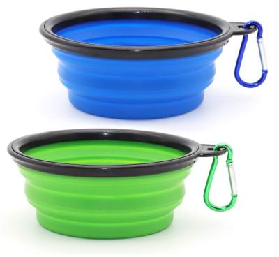 China Viable Collapsible Expandable Cup Dish For Pet Cat Hiking Food Water Feeding Dog Travel Bowl for sale