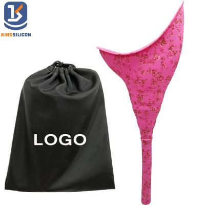 China Reusable Female Pee Funnel Allows Women Silicone Urinal Sensor Urinal To Pee Standing Up for sale