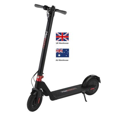 China 2021 Au Warehouse 10inch Tire LCD Display Unisex British Adult 25km/h Folding Electric Scooter for sale