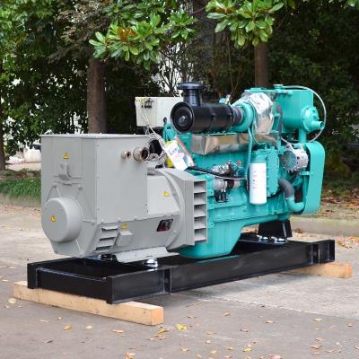 Cina Maldives marine engine 6CT8.3-GM115 genset 125 kva with Cummins marine generator 100 kw in vendita