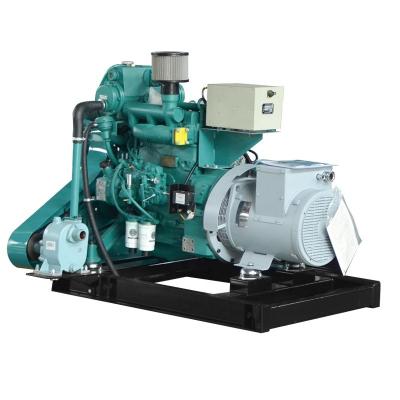 Cina 30kw ship/boat power use 40kva Marine Diesel Generator with china weichai engine Marathon alternator generators in vendita