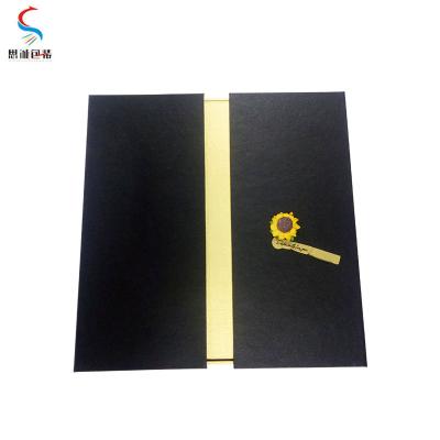 China Recycled Luxury Custom Cardboard Materials Extra Large Logo Wine Packaging Gift Box Rigid Magnetic Packaging Gift Box for sale