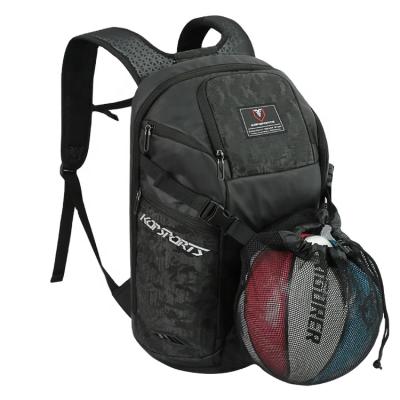 China Cheap Wholesale Waterproof Goods Ball Bag Backpack Basketball Football Backpack With Ball Compartment for sale