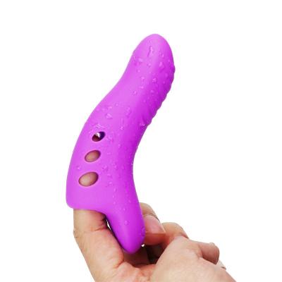 China Wholesale Medical Silicone+ABS 10 Frequency Strong Vibrating Finger Masturbation Sex Toys Finger Vibrators For Women Clitoris Stimulator for sale