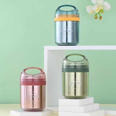 China PORTABLE For Baby Adult Double Wall 304 Stainless Steel Vacuum Insulated Food Flask Soup Pot Food Thermos for sale