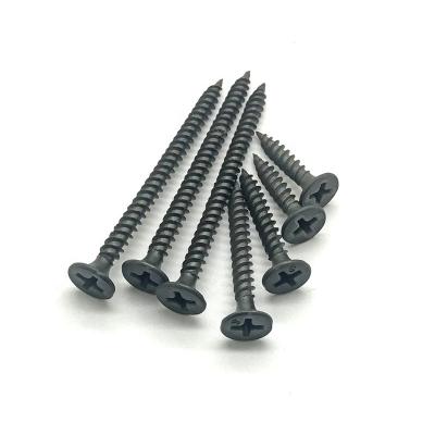 China Pan Drywall Screws Black Manufacturers Gypsum Drywall Screws for sale