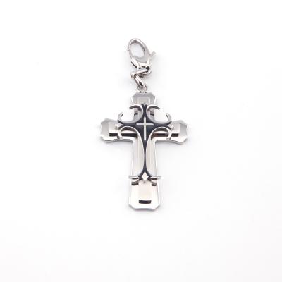 China Wholesale Vintage Jesus Stainless Steel Cross Pendant Religious Jewelry for sale