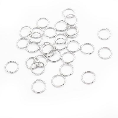 China 100pcs Stainless Steel Jump 10mm Open TRENDY Ring Loop Split Ring Connector for DIY Necklace Earring Jewelry Supplier for sale