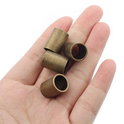 China 10Pcs Alloy Zinc Tube Slider Antique Bronze Smooth Spacer For 10mm Round Leather Rope Necklace Bracelet Jewellry DIY Accessories for sale