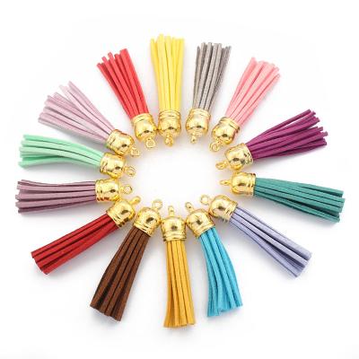 China wholesale 3 colors 10pcs 3 styles gold/bronze/silver colored silk tassel piercing color accessories pendant fabrications for sale