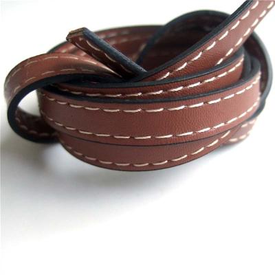 China Bracelet Necklace Sandal Making 1 Meter 10*2mm Grey/Black Brown Color Bling Fragment Printing PU Leather Rope For Necklace Bracelet Jewelry DIY for sale