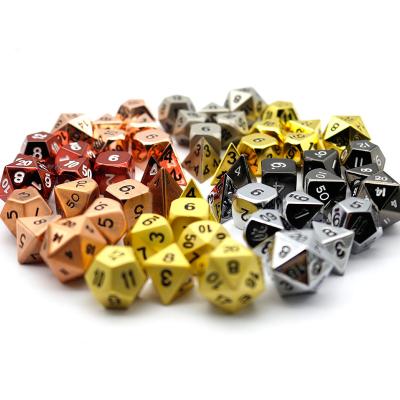 China Hottest DND Games Logo D20 DND Engraved Polyhedral Custom Metal Toys Carve For Dungeons And Dragon for sale