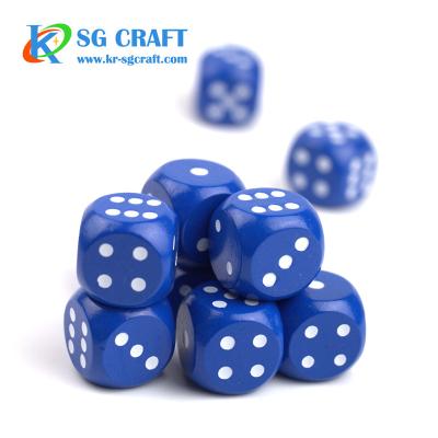 China DND Games Makers Bulk D6 Sided Dies 12mm 16mm 19mm 22mm Plastic Resin Engraved Polyhedral Custom DND Game Dies for sale