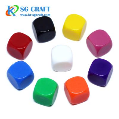 China Cheap DND Games SG Craft Plastic Resin D6 Custom Engraved Logo Blank Dies Simple Different Colors Colorful for sale