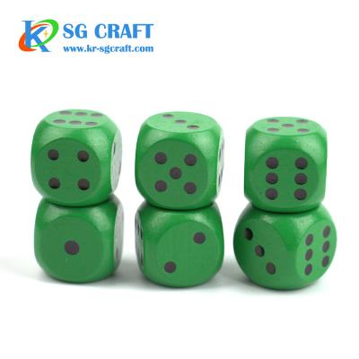 China DND Games Wholesale Custom Resin Dot Die Cut Round Corner Dies Blank Bead D6 Hexagon Dice For Board Game for sale