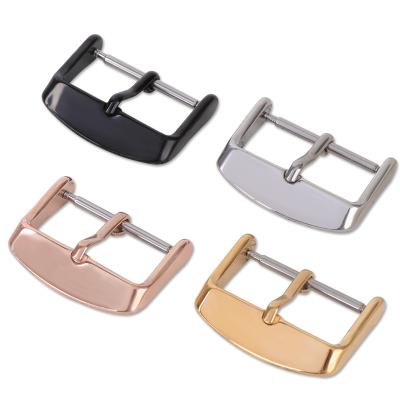 China Hot Selling Stainless Steel Custom Polished Brushed Stainless Steel Watch Band Clasp Hardware Watch Buckle for sale