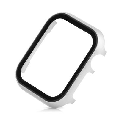 China Compatible Stainless Steel For iWatch 42mm Full Body Tempered Glass Case Screen Protector Cover Scratch Resistant Proof for sale