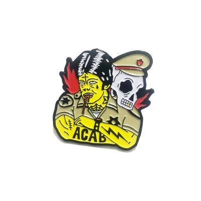 China Wholesale Manufacturer High Quality Custom Hot Soft Cartoon Lapel Pin Enamel Cute North America Anime Lapel Badges With Logo for sale