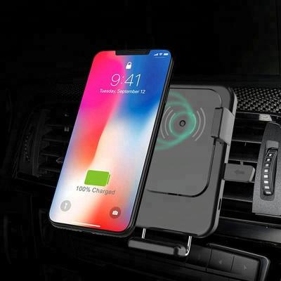 China Other fast car cheap wireless charger with sucker and bracket widely used in air vent car and mobile phone for sale