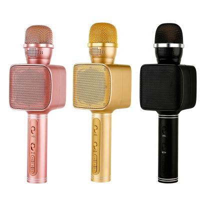 China Economical YS-68 Wireless Karaoke Microphone USB KTV Player Wireless Mic Speaker Wireless With Magic Sound for sale