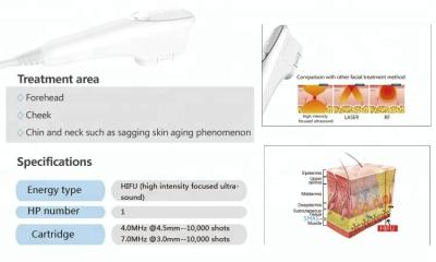 China New 2020 High Intensity Focused Ultrasound Hifu Korea Machines / Ultrasound Hifu Machines Skin Tightening for sale