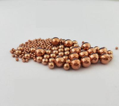 China Soft easy to drilled Small solid brass ball 1mm 2mm 3mm 4mm pure copper ball for sale