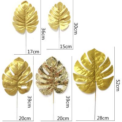 China Durable Artificial Gold Turtle Leaf Wedding Favors Decoration Artificial Silk Gold Sunflower Silver Leaf Eucalyptus Leaves for sale