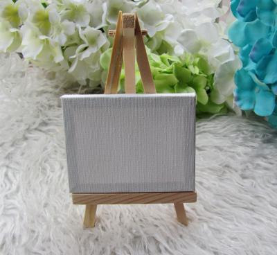 China Can Use For Painting Mini Display Easel With Numbers 7*9c/m Canvas Table Wedding Painting Hobby Wooden Easel For Drawing for sale